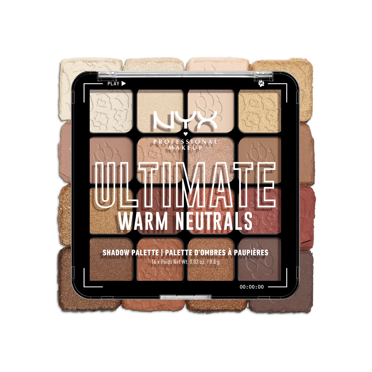 NYX Professional Makeup – Ultimate Shadow Palette – Warm Neutrals